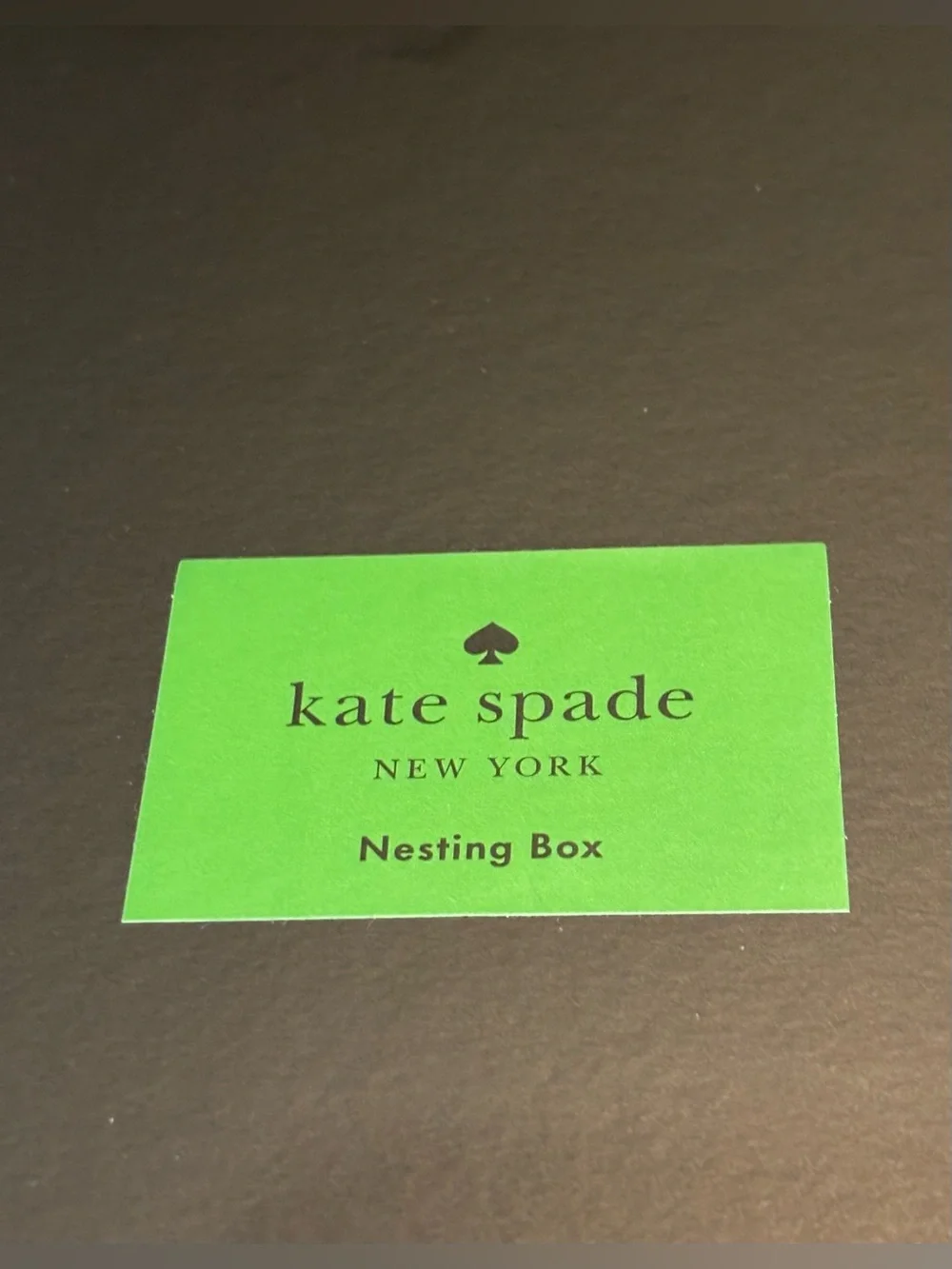 NWT! Kate Spade Nesting Box